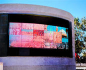 Tela conduzida Rgb macia da cor da imagem clara, rua usada exposição conduzida da propaganda IP65 exterior