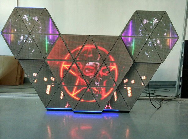 Fachada da cabine do diodo emissor de luz DJ da música da cor P5 completa com ângulo de visão largo para estúdios/barras da tevê