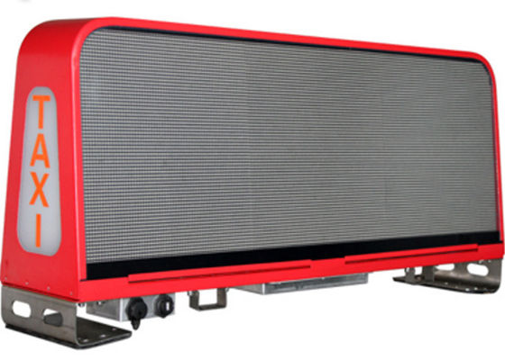 P5 Waterproof a parte superior do táxi do sinal de propaganda do telhado do carro que anuncia a cor completa de caixa leve