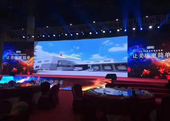 Telão Led de Aluguel Interno RGB Móvel Display Led de Fundo de Palco