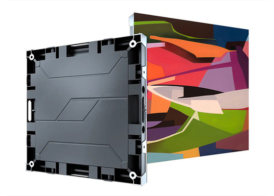 Muralho de vídeo LED de ângulo direito P1.875 P2.5 Manutenção frontal interna