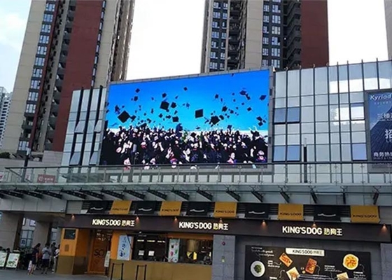 Ecrã LED à prova d'água exterior de alto brilho P4 P5 para centro comercial