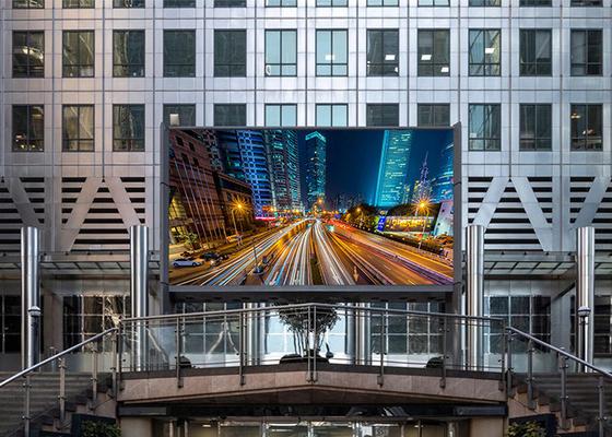 Sinalização digital LED exterior na parede/pilar 110-240v AC City Street