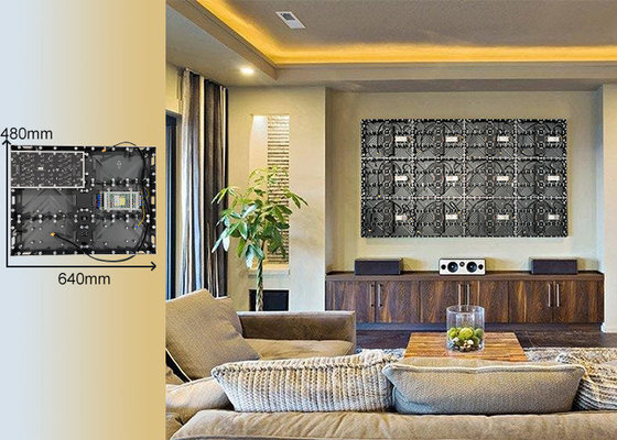 Home Theatre Alumínio Peso leve tela LED Sem costura Instalação fácil