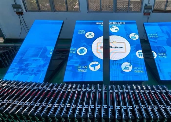 P4 Ecrã LED externo de parede para publicidade Armário frontal Flip Manter o armário à prova de chuva