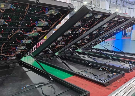 P4 Ecrã LED externo de parede para publicidade Armário frontal Flip Manter o armário à prova de chuva