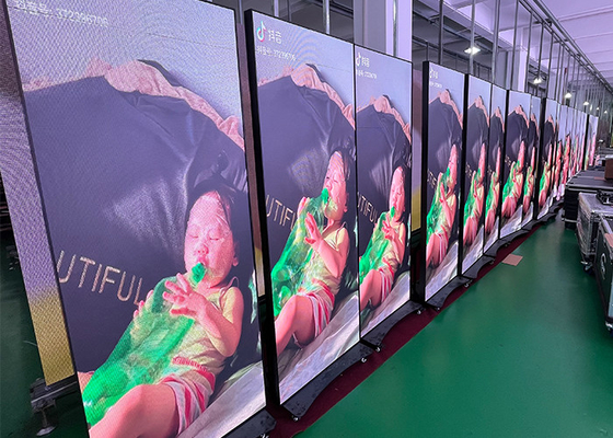 640*1920mm p1.86 Poster LED Display Fábrica de suprimentos Cartão de entrada