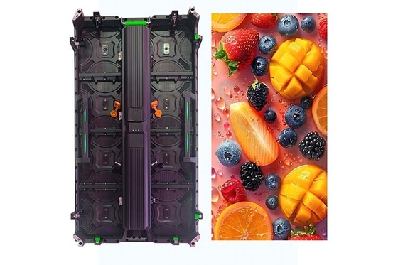 P2.6 Display LED de aluguel interior Ultra-alta taxa de atualização 7680Hz Peso leve 5-7.5kg Design para palco e eventos