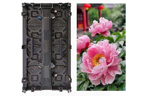 P4.8 HD Screen LED de aluguel de 16 bits em escala de cinzas 7680Hz taxa de atualização para palco dinâmico e exibições de varejo