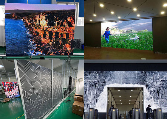 640*640mm Indoor LED Video Wall Para Sala de Controle de Cinema