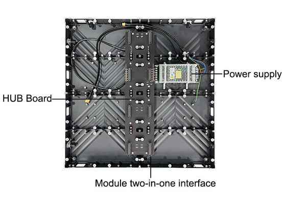 640*640mm Indoor LED Video Wall Para Sala de Controle de Cinema