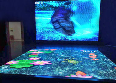Dança interativa conduzida Rgb interna da exposição P4.81 do assoalho que anuncia facilmente a manutenção
