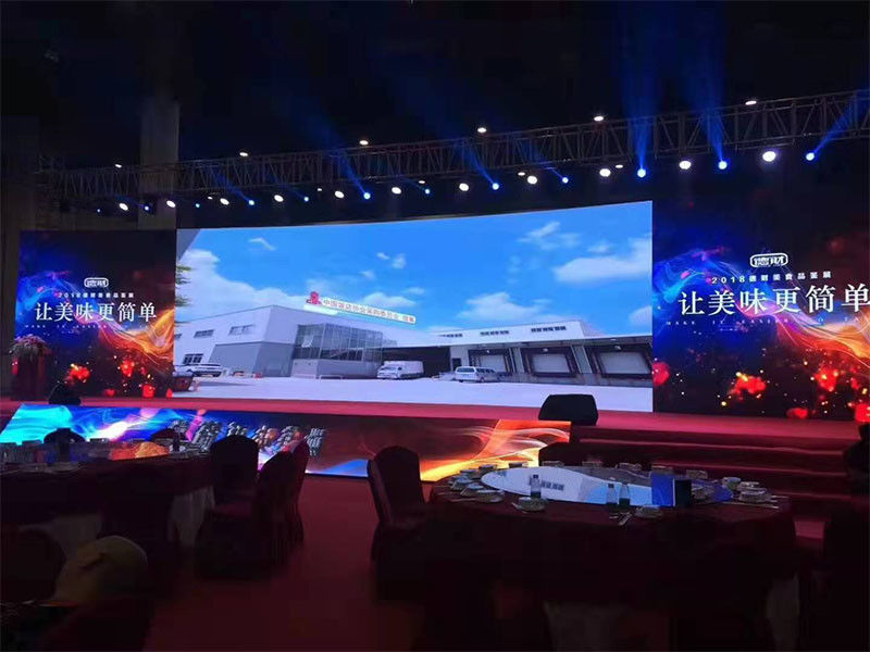 Indoor Rental LED Screen with 800-nit Brightness 12-16 Bit Grey Level and 160-Degree Viewing Angle for Auto Shows