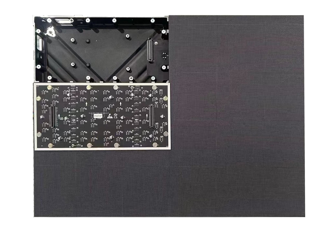 P1.25 Ecrã LED RGB interior 640*480mm Gabinete de alumínio para igreja com hub link
