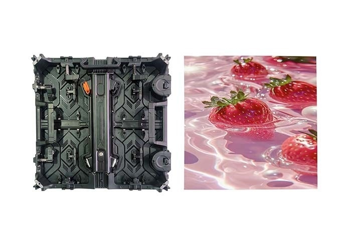 1.56 pixels V 160° ângulo de visão painel de exibição LED exterior para performance no palco