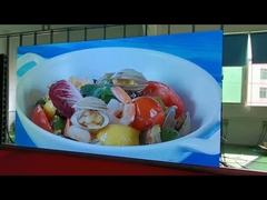 Tela de exibição LED colorida interna P1.25, tela LED de publicidade HD de pequeno passo de pixel